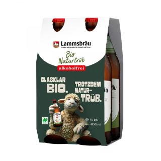 Lammsbräu Bio Naturtrüb alkoholfrei 4-Pack