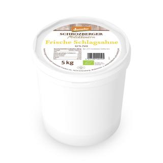 Schlagsahne 32 % Fett, 5 kg-Eimer