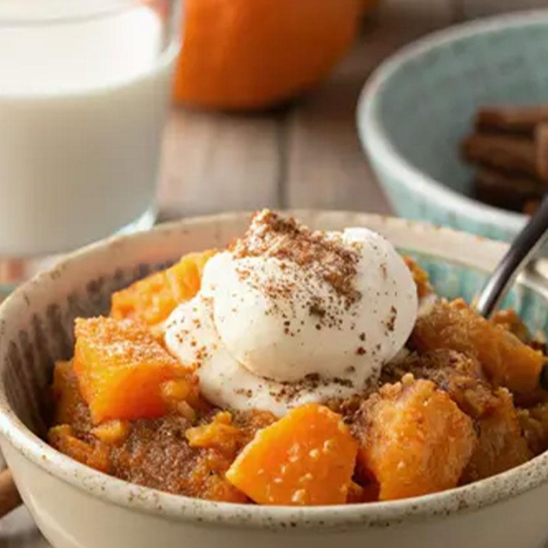 Süßkartoffel-Orangen-Dessert