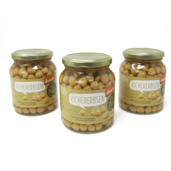 3er Pack - Kichererbsen im Glas