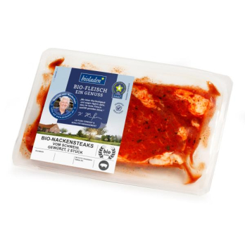 Nackensteak 2 Stück -gewürzt, ca.300 g
