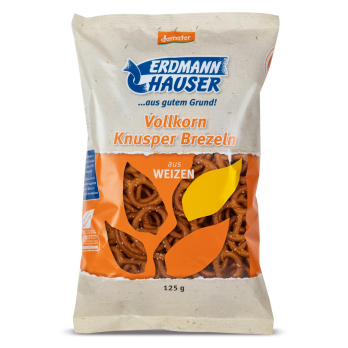Vollkorn Knusperbrezeln mit Salz