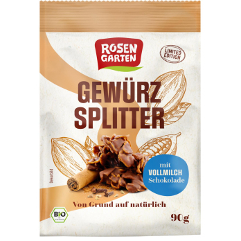 Gewürz Splitter, Vollmilchschokolade