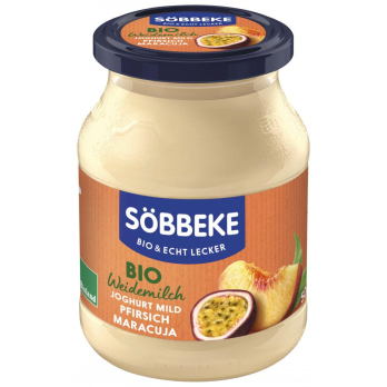 Joghurt Pur Bio Pfirsich-Maracuja 3,8 %, Glas