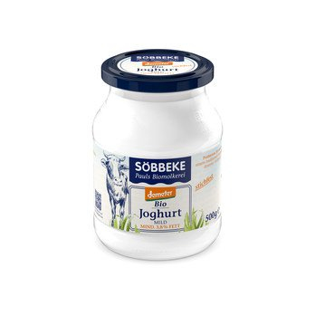 Joghurt natur stichfest demeter 3,8 % im Glas