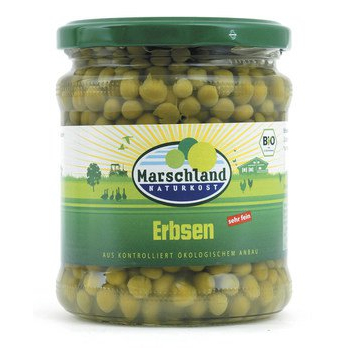 Erbsen sehr fein