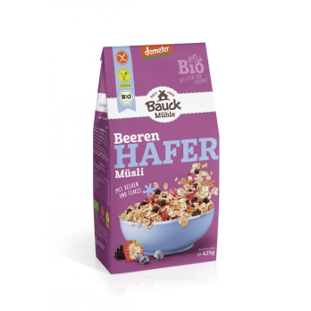 Beeren Hafer Müsli - glutenfrei