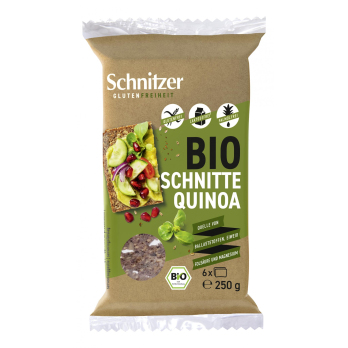 Black Quinoa Schnitten - gf