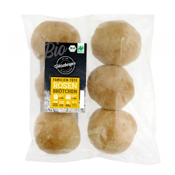 Rosenbrötchen zum Aufbacken