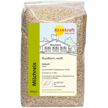 Milchreis Rundkorn weiß
