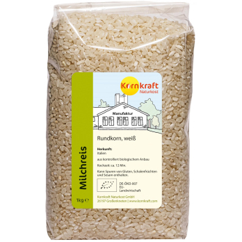 Milchreis Rundkorn weiß, 1 kg