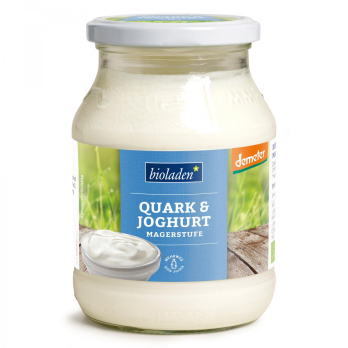 Quark und Joghurt Magerstufe, im Glas