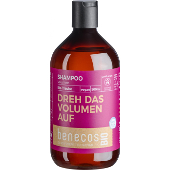 Shampoo Volumen Traube, Dreh das Volumen auf