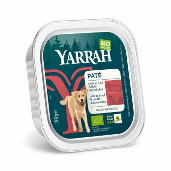 Hund Paté Rind mit Spirulina, 12 x 150 g